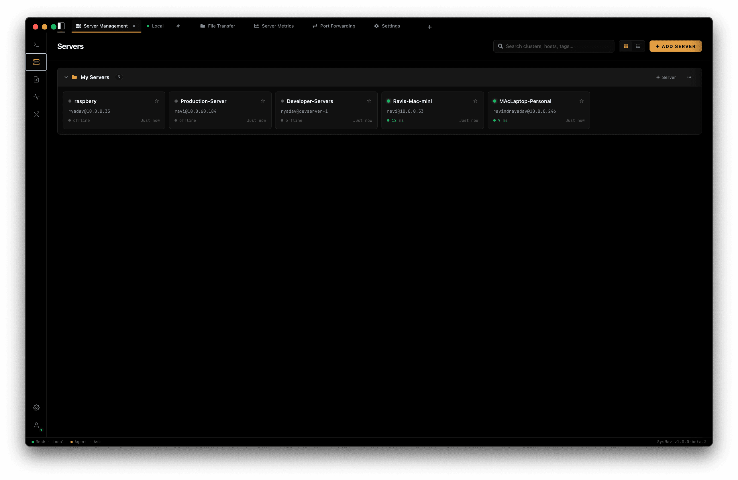 Server Management